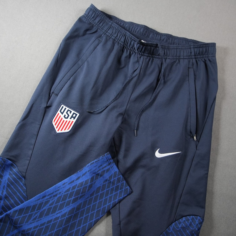 Nike USA USMNT Dri-FIT Strike Soccer Pants Mens S Blue DH6487-451
